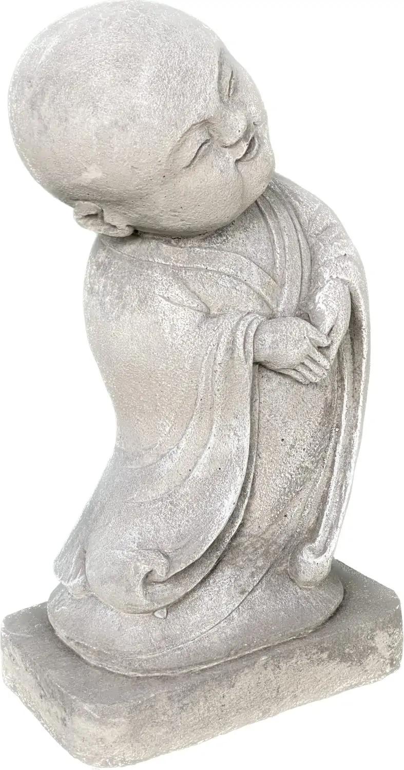 Artikelbild 5 des Artikels “Ling - Mönch, stehend, seitlich gebeugt, 35 cm H | Steinguss “
